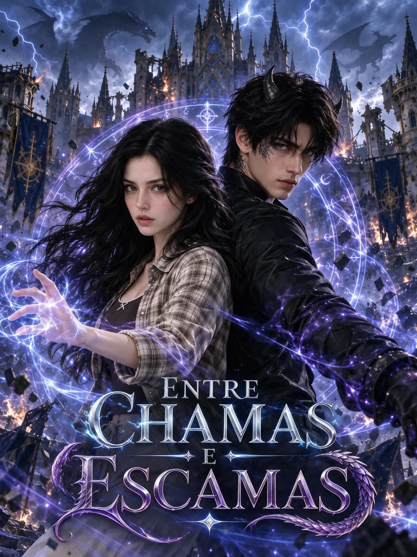 Poster de Entre Chamas e Escamas (Dublado)